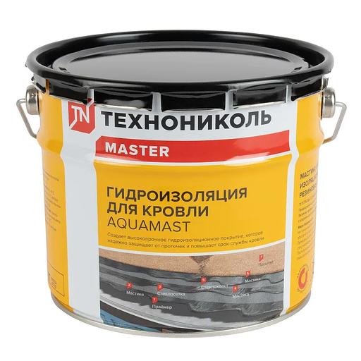 Мастика резинобитумная кровельная Технониколь AquaMast 3кг фото 1