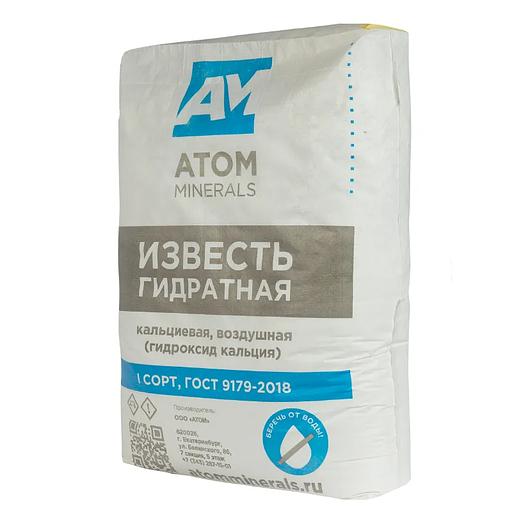 Известь-пушонка гашеная 20кг фото 1