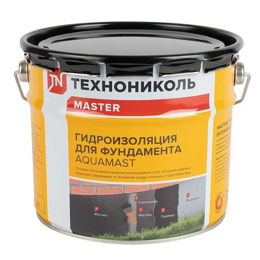 Мастика битумная гидроизоляционная Технониколь AquaMast Фундамент 3кг фото 1