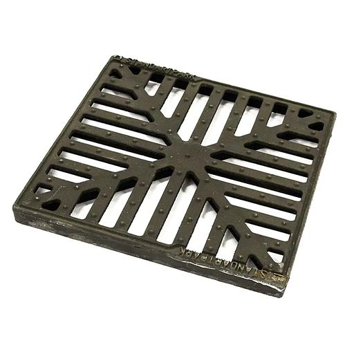 Решетка водоприемная чугунная, Basic 280x280x23 мм кл. С 3334 фото 1