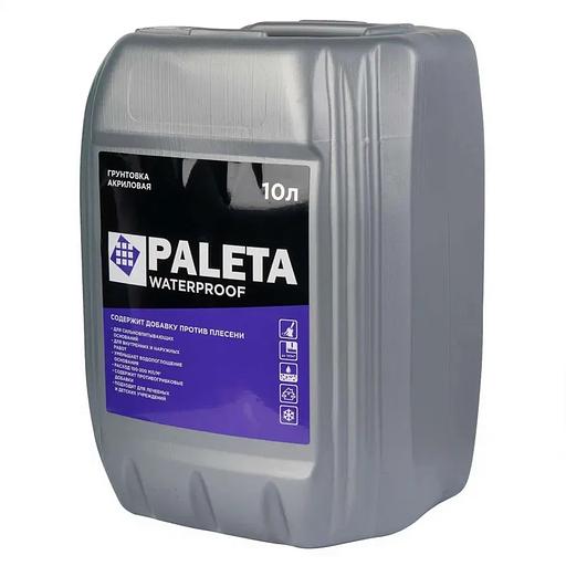 Грунтовка PALETA Waterproof глубокого проникновения, 10 л фото 1