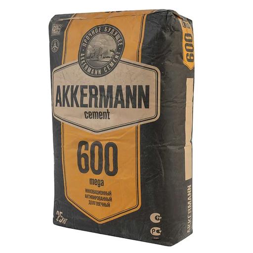 Цемент ЦЕМ I 52,5Н (ПЦ-600 Д0) Akkermann мега 25кг фото 1