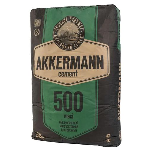 Цемент ЦЕМ II А-И 42,5Н (ПЦ-500 Д20) Akkermann макси 50кг фото 1