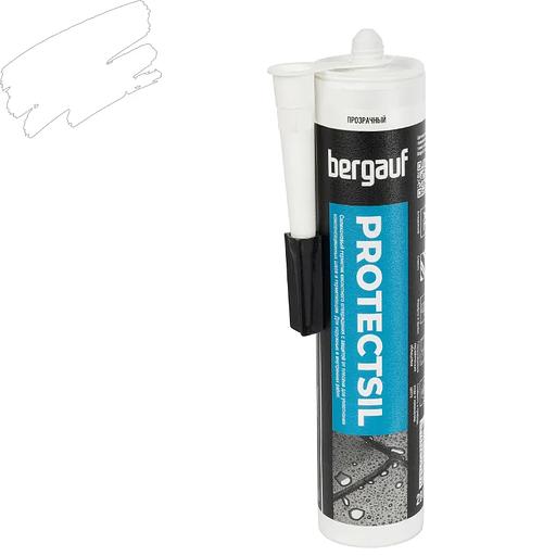 Затирка силиконовая Bergauf Protectsil прозрачная 280мл фото 1