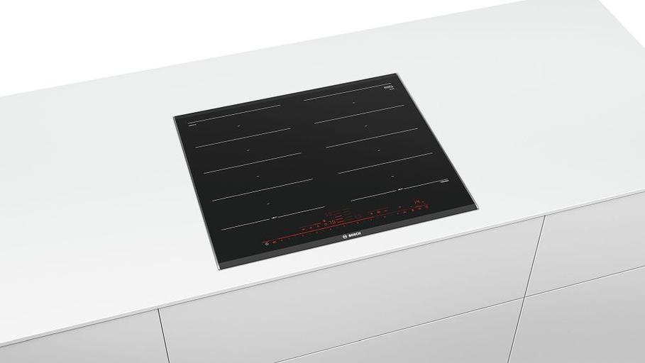 Индукционная варочная поверхность Bosch PXX675DV1E черный фото 2