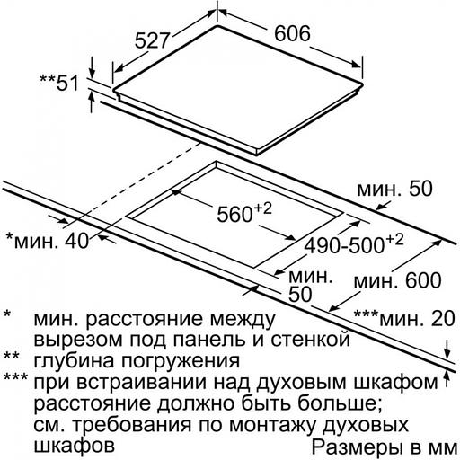 Индукционная варочная поверхность Bosch PXX675DV1E черный фото 5