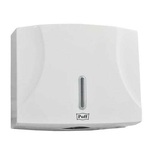 Puff 5125, Диспенсер бумажных полотенец, белый, ABS-пластик, 28х24х13 см фото 1