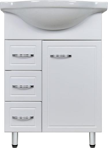 Тумба Лайма 60 DORATIZ 9908.205, напольная, белая, под умывальник Сатурн 60 фото 2