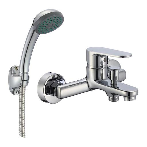 Смеситель ванно-душевой одноручный "Eleanti" хромированный фото 1