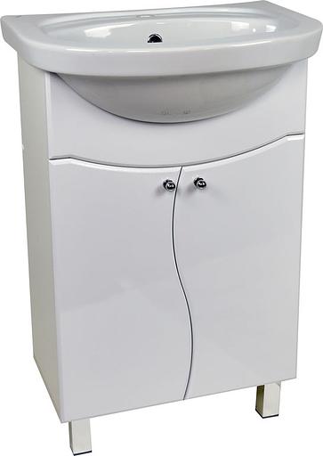 Тумба Лилия 58 DORATIZ 9911.014, напольная, белая, под умывальник Интакт фото 1