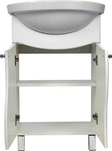 Тумба Лилия 58 DORATIZ 9911.014, напольная, белая, под умывальник Интакт фото 3