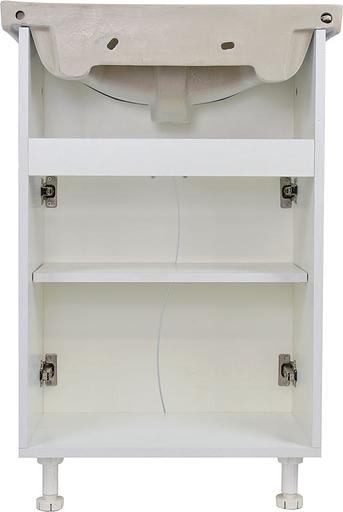 Тумба Лилия 58 DORATIZ 9911.014, напольная, белая, под умывальник Интакт фото 4