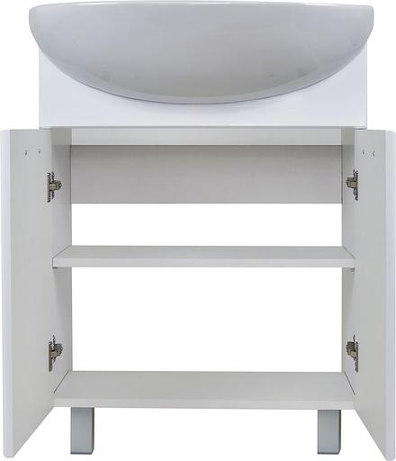 Тумба Вега 60 DORATIZ 9912.502, напольная, белая, под умывальник Балтика 60 фото 3