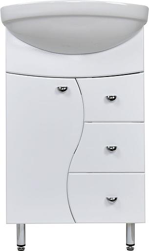 Тумба Карина 50 DORATIZ 9911.036, белая, под умывальник Акватон фото 2