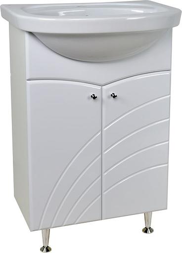Тумба Бриз 58 DORATIZ 9912.057, напольная, белая, под умывальник Интакт фото 1