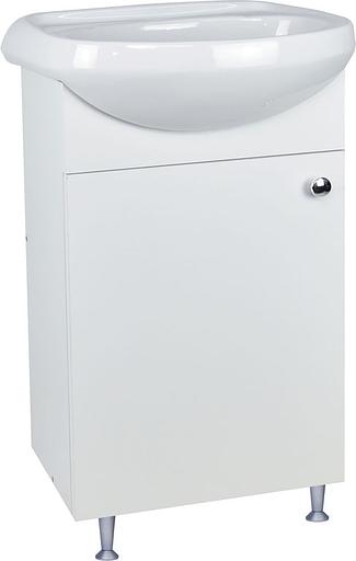 Тумба Лайт 50 DORATIZ 9911.300, напольная, белая, под умывальник Браво 50 фото 1