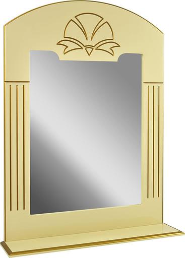 Зеркало-полка Аттика 105 DORATIZ 2711.128, бежевое, патина золото фото 2