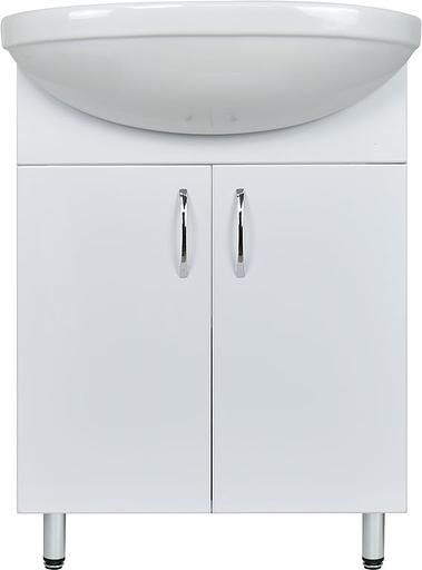 Тумба Эко 50 DORATIZ 9912.038, напольная, белая, под умывальник Уют 50 фото 2