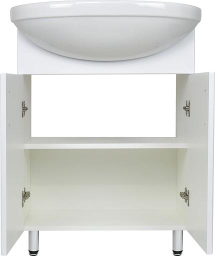 Тумба Эко 50 DORATIZ 9912.038, напольная, белая, под умывальник Уют 50 фото 3