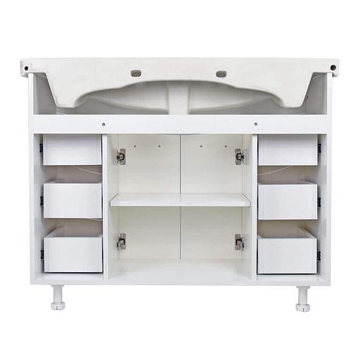 Тумба Элегант 105 DORATIZ 9911.006, белая, под умывальник Элеганс 105 фото 3