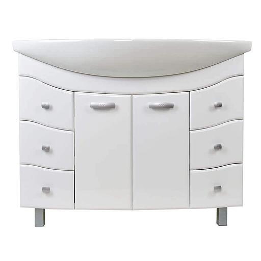 Тумба Элегант 105 DORATIZ 9911.006, белая, под умывальник Элеганс 105 фото 7