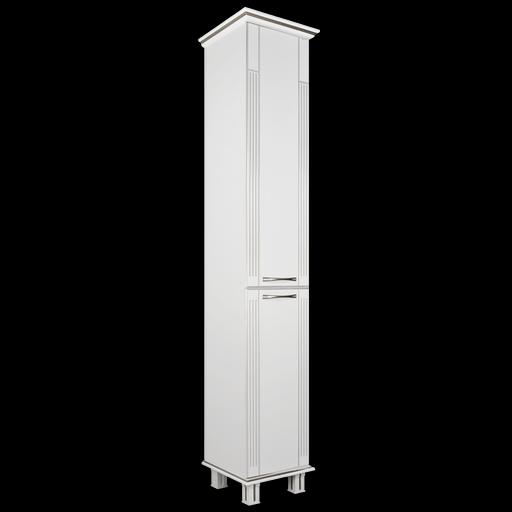 Пенал Аттика 35 DORATIZ 2712.294, белый глянец, с полками фото 1