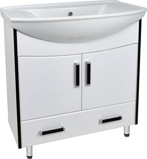 Тумба Астра 75 DORATIZ 9911.031, белая, под умывальник Стиль 75 фото 1