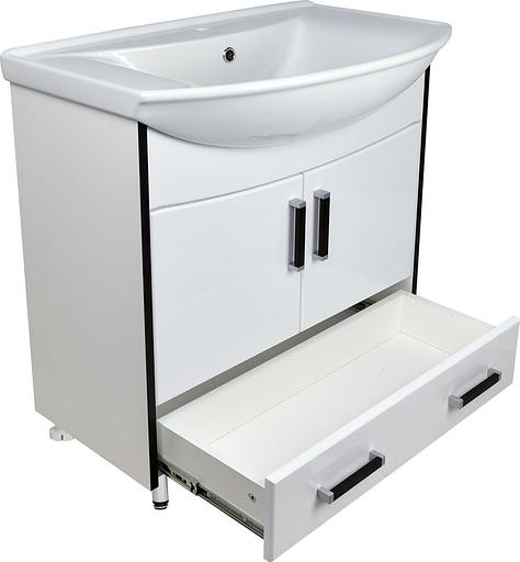 Тумба Астра 75 DORATIZ 9911.031, белая, под умывальник Стиль 75 фото 4