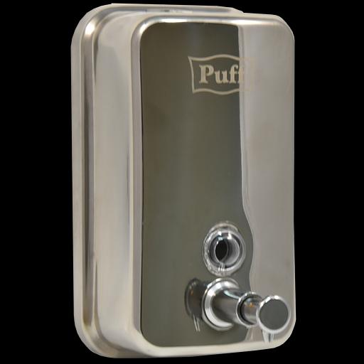 Дозатор для жидкого мыла puff-8608, хром, 800 мл, глянцевый фото 1
