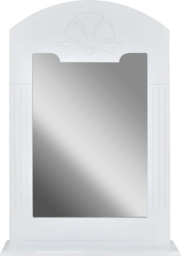 Зеркало-полка Аттика 85 DORATIZ 2711.123, белое, глянец фото 1