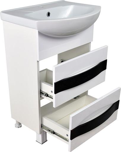 Тумба Канна 55 DORATIZ 9911.777, белая, под умывальник Элеганс 55 фото 3