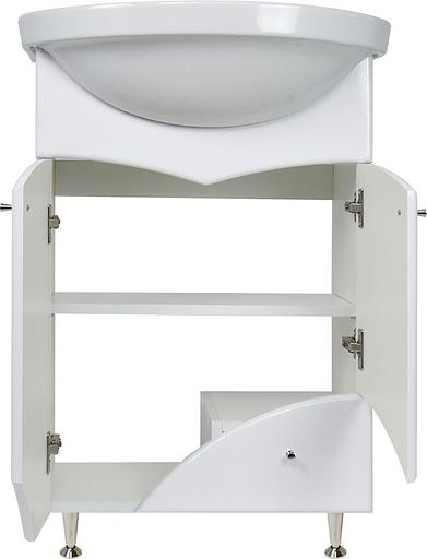 Тумба Бриз 58 DORATIZ 9912.117, напольная, белая, под умывальник Интакт фото 3