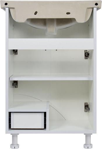 Тумба Бриз 58 DORATIZ 9912.117, напольная, белая, под умывальник Интакт фото 5