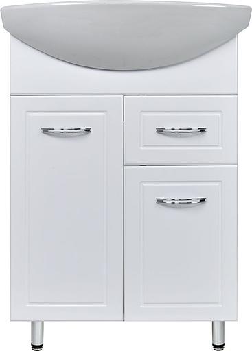 Тумба Вероника DORATIZ 9912.310, белая, под умывальник Грация, с ящиком фото 2