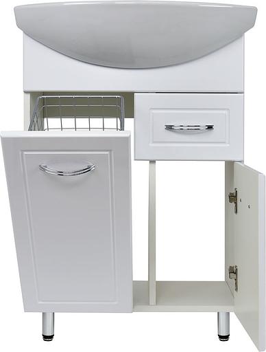 Тумба Вероника DORATIZ 9912.310, белая, под умывальник Грация, с ящиком фото 3
