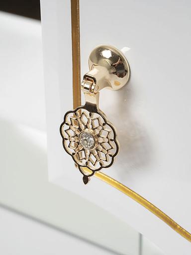 Зеркало-шкаф Жасмин 65 DORATIZ 2711.218, правый, белый, патина золото фото 5