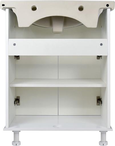 Тумба Аттика 65 DORATIZ 9912.314, белая патина золото, под умывальник фото 4