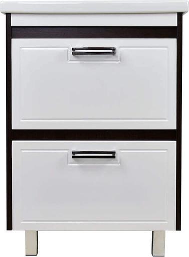 Тумба Мираж 60 DORATIZ 9911.092,белая, венге под умывальник Сomo 60 фото 2