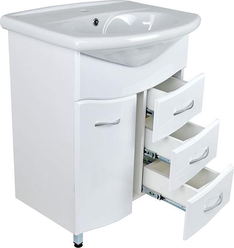 Тумба Камилла 65 DORATIZ 9911.003, белая, под умывальник Новая грань фото 4