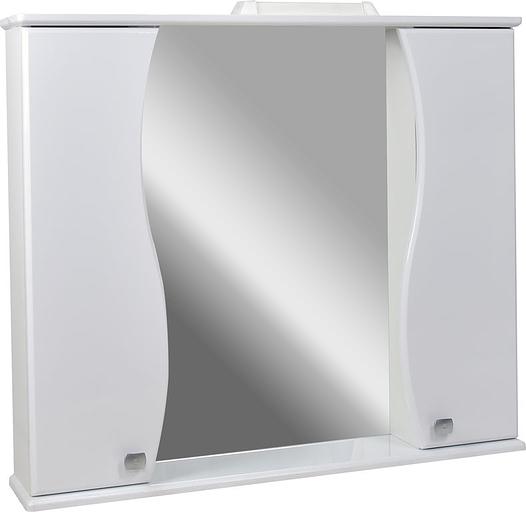 Зеркало-шкаф Элегант 105 DORATIZ 2711.052, белый с подсветкой фото 2