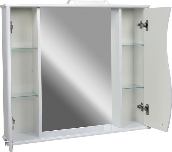 Зеркало-шкаф Элегант 105 DORATIZ 2711.052, белый с подсветкой фото 3