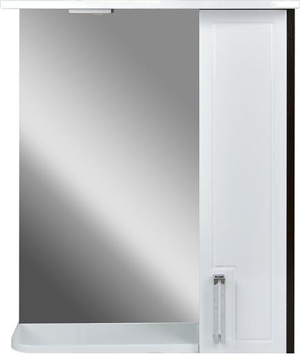 Зеркало-шкаф Мираж 60 DORATIZ 2711.092, правый, белый, венге фото 1