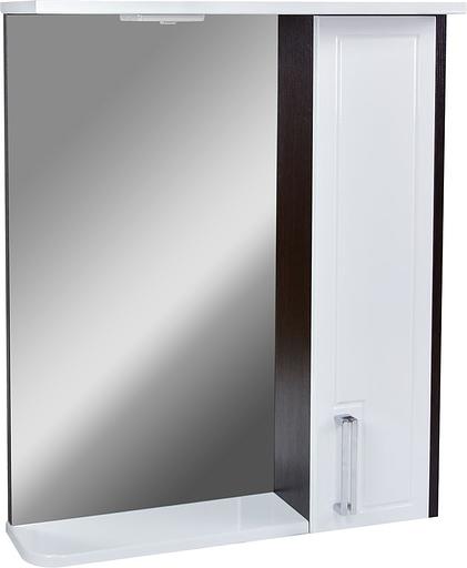 Зеркало-шкаф Мираж 60 DORATIZ 2711.092, правый, белый, венге фото 2