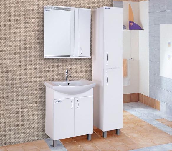 Зеркало-шкаф Эко 50 DORATIZ 2712.533, белый, правый фото 6