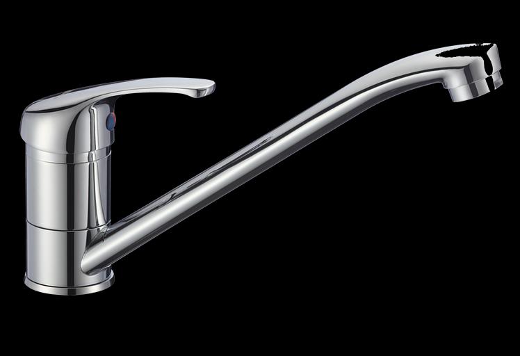 Смеситель для мойки одноручный "Eleanti" с гибкой подводкой, ELT5030, литой фото 1