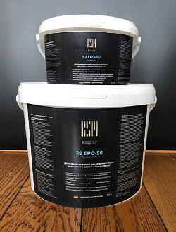 Kaspola P2 Epo-50 двухкомпонентный эпоксидный грунт для сухих и влажных оснований фото 1