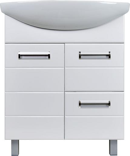 Тумба Вега 70 DORATIZ 9912.497, напольная, белая, под умывальник Балтика 70 фото 2