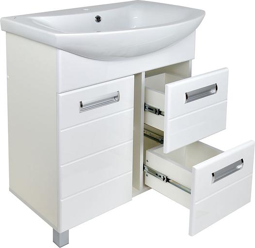 Тумба Вега 70 DORATIZ 9912.497, напольная, белая, под умывальник Балтика 70 фото 4