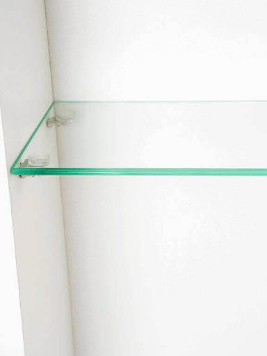 Зеркало-шкаф Элегант 85 DORATIZ 2711.051, белый с подсветкой фото 7