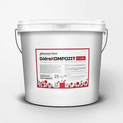 GK Plomba гидропломба, ликвидация напорных течей в условиях постоянного притока воды 10 кг фото 1